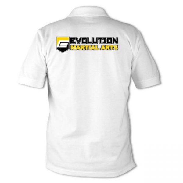 Evolution Polo Shirt White Back