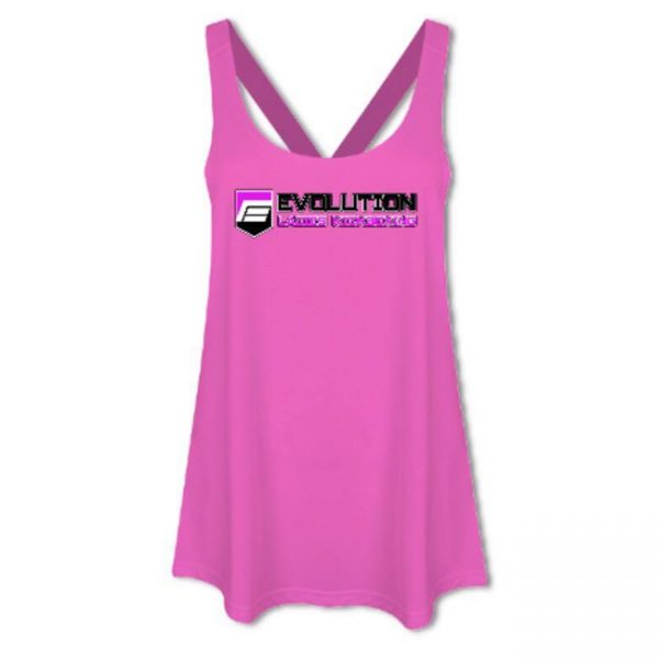Ladies Kickboxing Workout Vest Pink